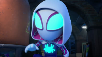 Spidey y sus Sorprendentes Amigos || T03-E15:(¡Vamos Dinotelarañas!/Fantasma En El Museo)