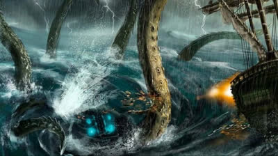 Kraken a lenda do gigante dos mares