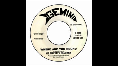 His Majesty's Coachmen (1966) - Where Are You Bound