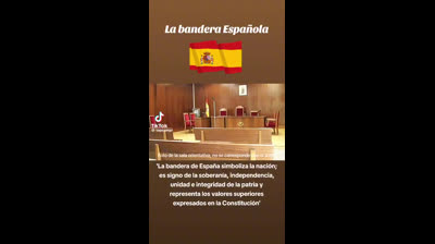 Que orgullo y con dos pares escucha al juez lo que dice sobre la bandera de España ?