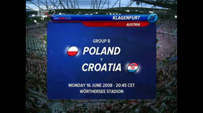 Poljska - Hrvatska 0-1 (2008) Europsko nogometno prvenstvo 16. 6.