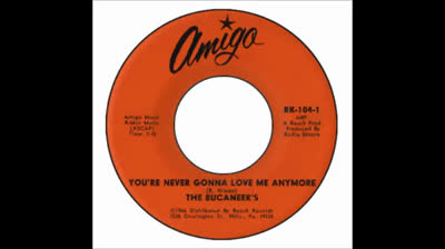 Bucaneer's (1966) - You're Never Gonna Love Me Anymore