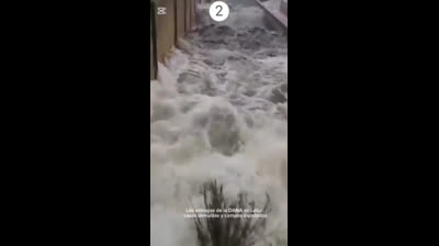 Albacete). Estas avalanchas de agua no se producen por la lluvia, sino por la apertura o rotura de presas.