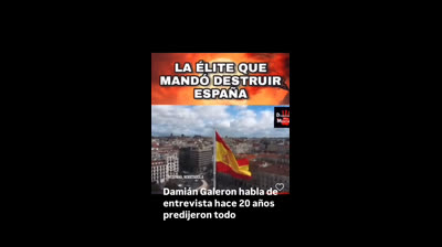 Detrás de la destrucción de España están todos los políticos, el monarca, empresarios, banqueros etc  globalistas  Agenda 2030 criminal