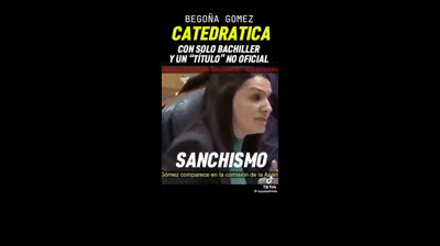 Clase magistral de la abogada, Catedrática con solo bachiller y un título no oficial y lo peor es que su macho alfa continúe en el gobierno y no esten los dos  detenidos ya!!