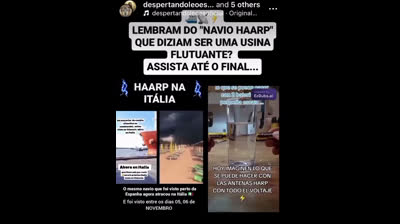 Siempre que ese barco estuvo en  determinado lugar,días después esos lugares sufrieron consecuencias terribles con lluvias arriba de la média,Coincidências❓