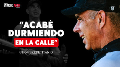 El Hombre de Titanio: "Acabé durmiendo en la calle"