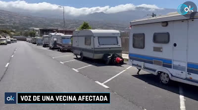 Los Canarios viviendo aún en contenedores por los efectos del volcán en 2021, Sánchez anuncia que donará 400 millones a "países pobres".