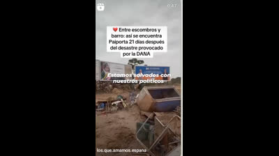 Después de 21 días del desastre así esta hora