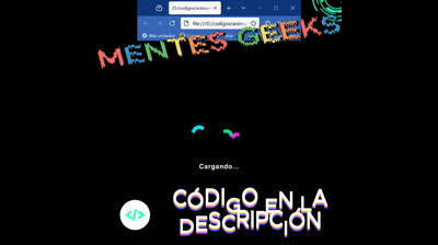 Cómo crear un efecto de carga con anillos giratorios | HTML y CSS