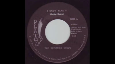 Satisfied Minds (1968) - I Can't Take It