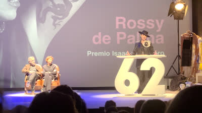 Rossy de Palma recibe el premio Isaac Del Rivero en el Festival de Cine de Gijón