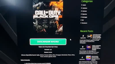 Call of Duty Black Ops 6 descargar para PC ESPAÑOL