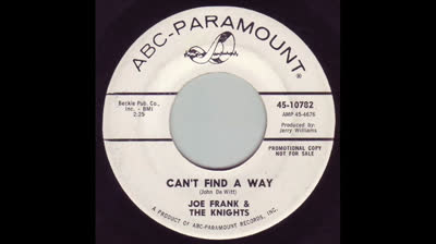 Joe Frank & The Knights (1966) -- Can't Find A Way