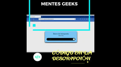 BARRA DE BÚSQUEDA | HTML & CSS