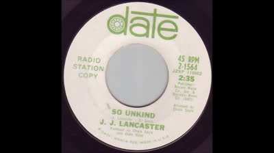 J.J. Lancaster (1967) - So Unkind