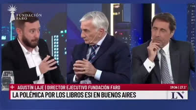 El politólogo argentino Agustín Laje acusa a la Montero, de promocionar la pederastia en una televisión masiva del país sudamericano.
