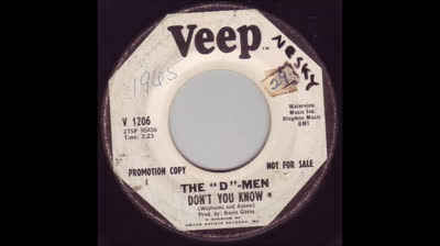 D Men (1964) - Don't you Know