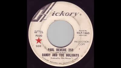 Randy & The Holidays (1967) - Paul Revere 250