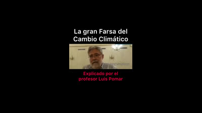 El Profesor, Geólogo, Catedrático de Estratigrafía El carbono que la Agenda Climática quiere eliminar ERES TU