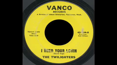 Twilighters (1968) - I Need Your Lovin