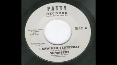 Sunrisers (1966) - I Saw Her Yesterday