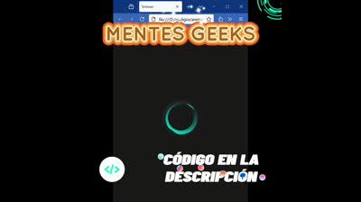 Cómo crear un spinner animado | HTML y CSS